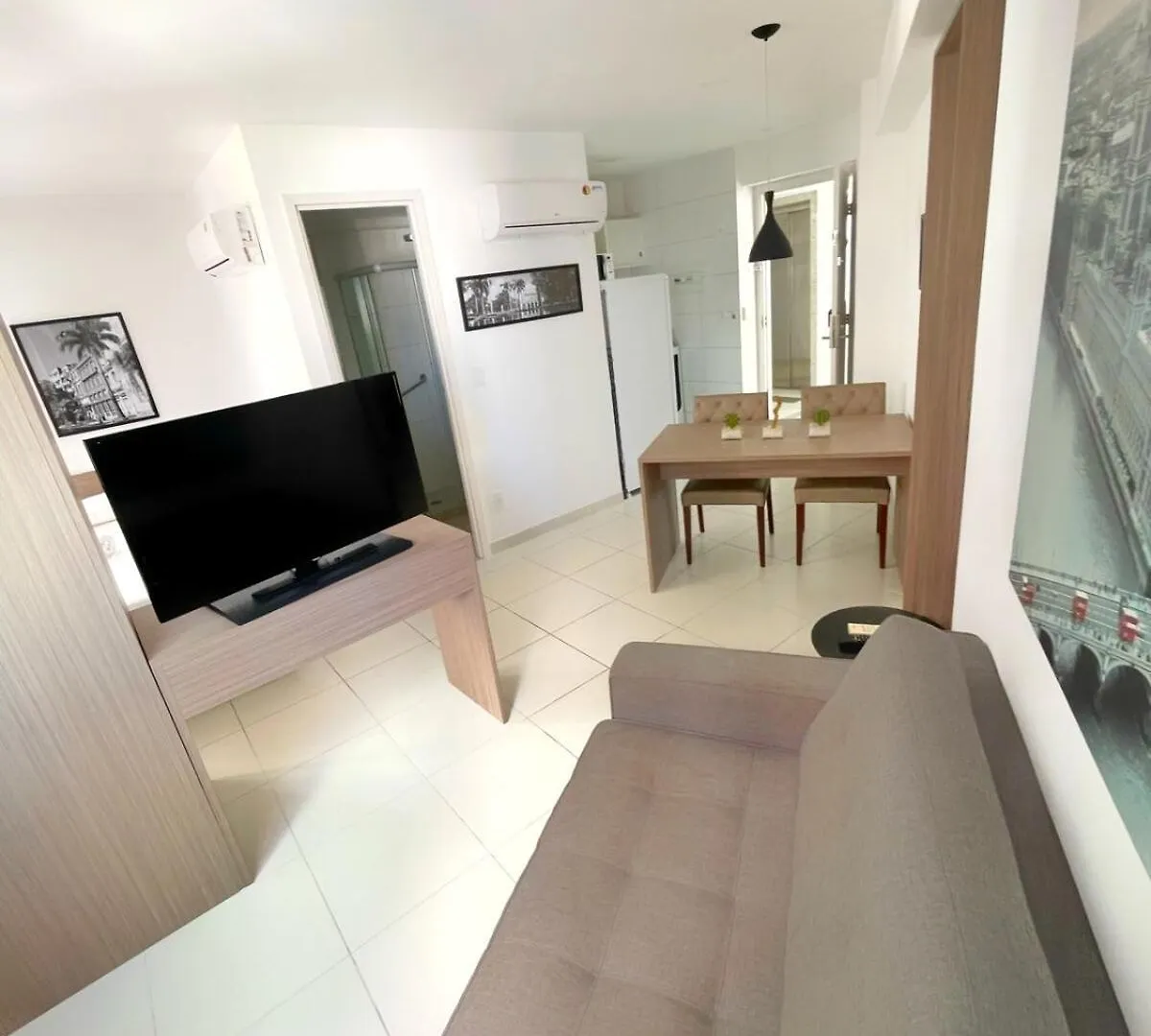 Sm 1403 - Belo Flat Decorado No Melhor De Boa Viagem ريسيفي شقة